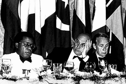 The Dais: 40th Anniversary of the United Nations]