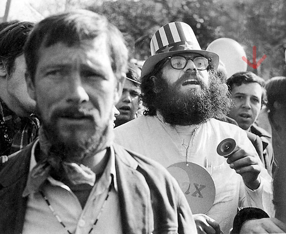 Photo:  Gary Snyder, Alan Ginsberg with Rober Altman