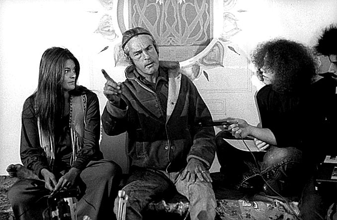 Photo- Rosemary and Timothy Leary, Barbara Mauritz and Scoop Nisker ~ 1969 Press Conference - Runs for Governor of California
